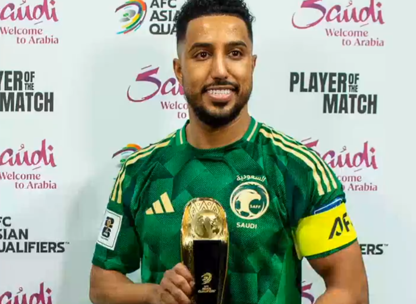 سالم الدوسري ينافس على جائزة أفضل لاعب آسيوي 2025